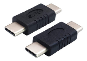 POWERTECH PTH-061 | POWERTECH αντάπτορας USB-C αρσενικό σε USB-C αρσενικό PTH-061, μαύρο