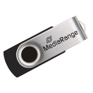MEDIARANGE USB FLASH DRIVE 128GB BLACK/SILVER (MR913)
