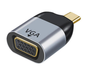 POWERTECH PTH-094 | POWERTECH αντάπτορας USB-C σε VGA PTH-094, 1080p/60Hz, γκρι