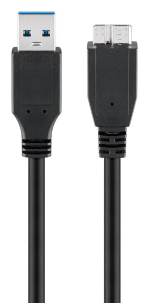 GOOBAY 95026 | GOOBAY καλώδιο USB 3.0 σε USB 3.0 micro Τype B 95026, 1.8m, μαύρο