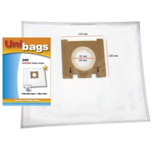 Unibags 260 5τμχ | Σακούλες Σκούπας HOOVER Microfiber