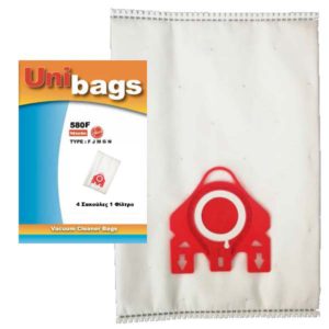 Unibags 580F 4τμχ | Σακούλες Σκούπας MIELE HOOVER Microfiber