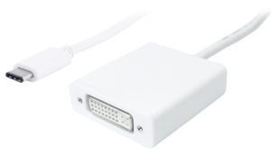 POWERTECH PTH-036 | POWERTECH αντάπτορας USB Type-C σε DVI PTH-036, 4K, λευκό