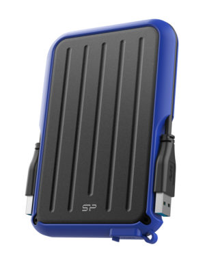 SILICON POWER SP010TBPHD66SS3B | SILICON POWER εξωτερικός HDD Armor A66, 1TB, USB 3.2, μπλε