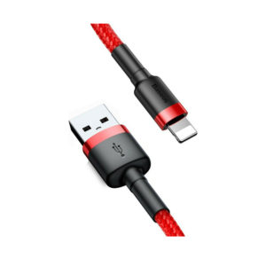 Baseus Braided USB to Lightning Cable Red 2m (CALKLF-C09) (BASCALKLF-C09)
