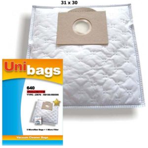 Unibags 640 5τμχ | Σακούλες Σκούπας JUROPRO DELONGHI ROWENTA Microfiber
