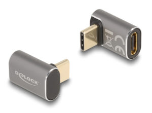 DELOCK 60054 | DELOCK αντάπτορας USB-C 60054, αρσενικό σε θηλυκό, 100W, 40Gbps, γκρι