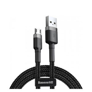 Baseus Cafule Braided USB 2.0 to micro USB Cable Gray 2m (CAMKLF-CG1) (BASCAMKLFCG1)