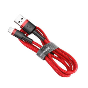 Baseus Cafule Braided USB to Lightning Cable Red 0.5m (CALKLF-A09) (BASCALKLFA09)