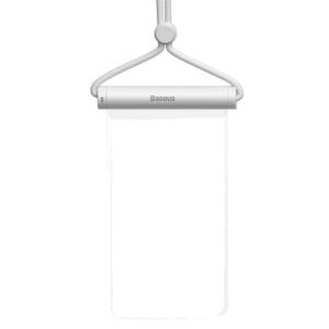Baseus Cylinder Slide-cover waterproof smartphone bag White (FMYT000002) (BASFMYT000002)