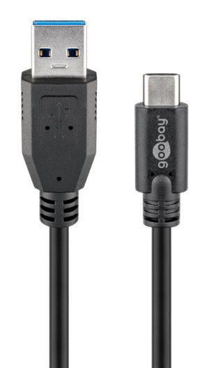GOOBAY 67890 | GOOBAY καλώδιο USB 3.0 σε USB-C 67890, 5Gbit/s, 1m, μαύρο