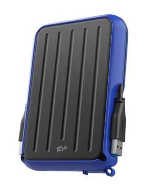 SILICON POWER SP040TBPHD66LS3B | SILICON POWER εξωτερικός HDD Armor A66, 4TB, USB 3.2, μπλε