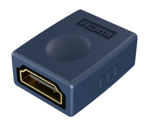 CABLETIME 5210131039434 | CABLETIME αντάπτορας HDMI F/F AV599, 4K/1080P, gold plated, μπλε