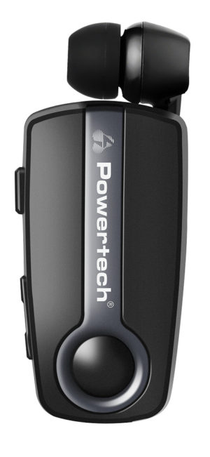 POWERTECH PT-998 | POWERTECH Bluetooth earphone Klipp 2 PT-998, multipoint, BT V5.1, γκρι