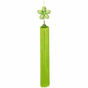 JK Home Décor - Φούντα Ακρυλικη Πρασινη 107cm 1τμχ