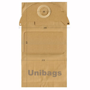 Unibags 1280C 5τμχ | Σακούλες Σκούπας KARCHER Χάρτινες
