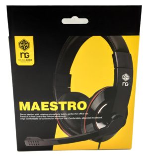 NG MAESTRO STEREO HEADSET WITH MICROPHONE.
