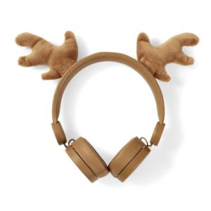 Nedis Ενσύρματα On Ear Παιδικά Ακουστικά Καφέ (HPWD4000BN)