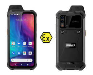 UNIWA smartphone W888 με ηχείο 2W, 6.3, 4/64GB, 4400mAh, IP68, μαύρο