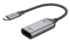 CABLETIME αντάπτορας USB-C σε DisplayPort C160, 4K/60HZ, 0.15m, μαύρος