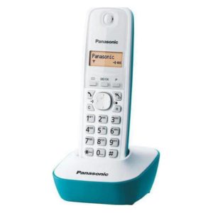 Ασύρματο Τηλέφωνο Panasonic KX-TG1611GRC White-Turquoise (KX-TG1611GRC)