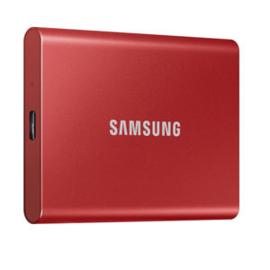 Samsung Portable SSD T7 USB 3.2 2TB Metallic Red (MU-PC2T0R/WW)