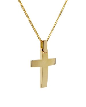 Ανδρικός Χρυσός Σταυρός Κ14 (058359)