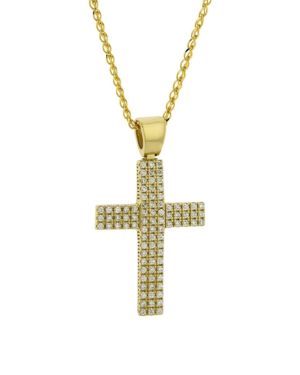Χρυσός Γυναικείος Σταυρός Κ14 (062483)