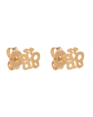 Χρυσά Παιδικά Σκουλαρίκια Πεταλούδες Κ14 (052862)