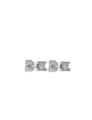 Μονόπετρα Σκουλαρίκια με Διαμάντια Κ18 (0481289)