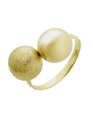Χρυσό Δαχτυλίδι με Μπίλιες Κ14 (085289)