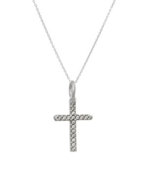 Γυναικείος Σταυρός με Ζιργκόν Κ14 (054851)