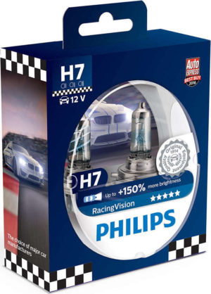 Philips H7 RacingVision +150% 12V 2τμχ