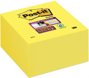 Αυτοκόλλητα Σημειώσεων Κύβος Post-it Κίτρινα 76x76mm 350 φύλλα 2028-S