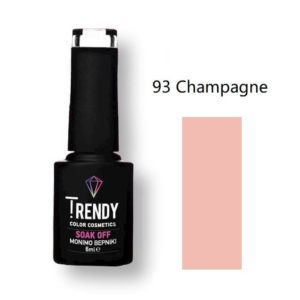 Ημιμόνιμο Βερνίκι Trendy Soak Off No93 Champagne 6ml