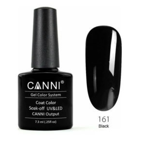 Canni Soak Off Uv/Led 161 Pure Black - 7.3ml