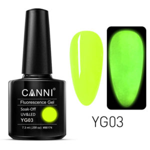 Canni Fluorescence Gel Polish Soak Off YG03 7.3ml