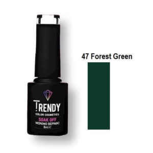 Ημιμόνιμο Βερνίκι Trendy Soak Off No47 Forest Green 6ml