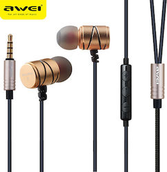 Awei ES910TY Ακουστικά Χρυσό