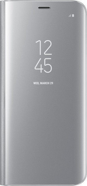 OEM Clear View Book Ασημί (Samsung Galaxy A50)