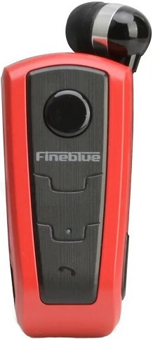 Fineblue F910 bluetooth hands free ακουστικό Κόκκινο