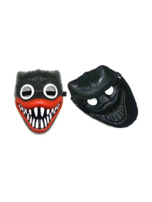 Μάσκα πλαστική huggy wuggy τερατάκι μαύρο 6-900