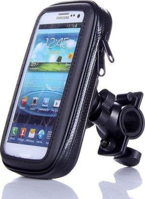 Αδιάβροχη Βάση - Θήκη Μηχανής/Ποδηλάτου για Κινητά, Smartphone, GPS + iPhone έως 5,7in FLY 53570
