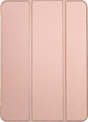 Tri-Fold Flip Cover Δερματίνης Ροζ Χρυσό (iPad Pro 2018 11)