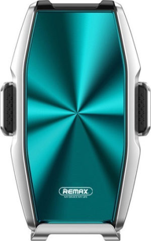 Remax Βάση Κινητού Αυτοκινήτου RM-C49 Green με Ρυθμιζόμενο Βραχίονα και Ασύρματη Φόρτιση