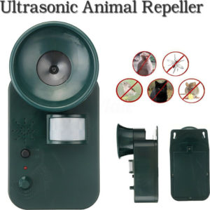 Απωθητικό Υπερήχων Εξωτερικού Χώρου Για Τρωκτικά, Σκυλιά, Γάτες - Ultrasonic Cordless Repeller