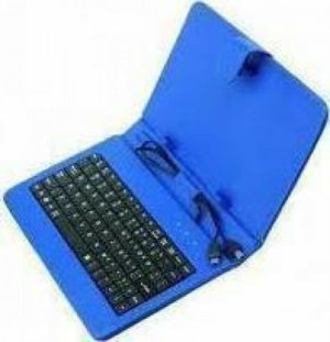 Θήκη-Πληκτρολόγιο stand για tablet 10 Διαφ.χρώματα Μπλε
