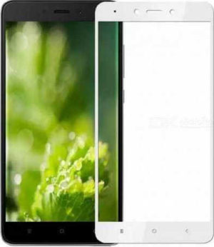 Full Face Tempered glass / Αντιχαρακτικό Γυαλί Πλήρους Οθόνης 3D Για Xiaomi Redmi Note 4/Note 4X Άσπρο