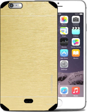 Motomo Back Cover Μεταλλικό Χρυσό (iPhone 6/6s Plus)