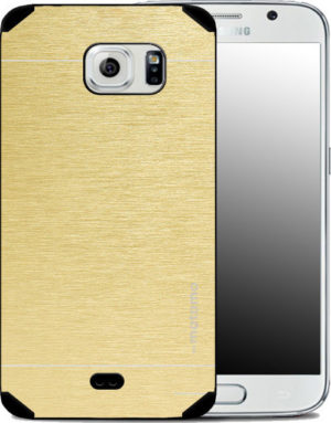 Samsung Galaxy S6 θήκη Αλουμινίου Χρυσή Motomo